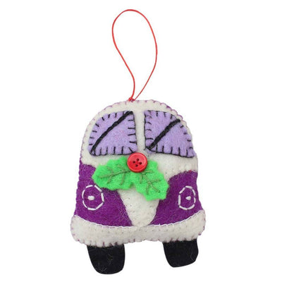 Peace Out Handmade Felt Ornament Collection, Set of 2