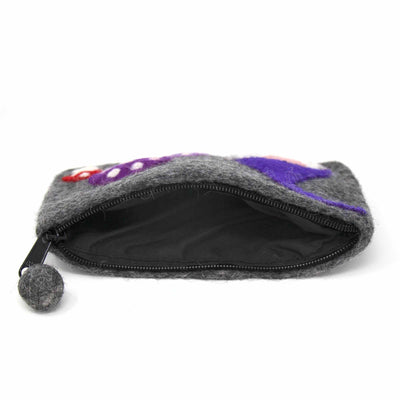 Handcrafted Gnome & Mushroom Pouch