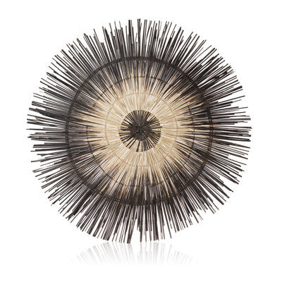 Large Palm Sun Circle, Black 47 inch