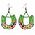 Maasai Bead Basket Dangle Earrings