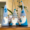 Handmade Felt Winter Blues Gnome Trio Set
