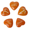 Handcarved Zodiac Kisii Soapstone Hearts, Set of 5: ARIES