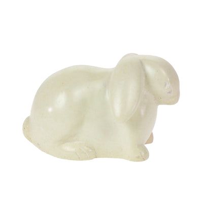 Soapstone Carved Floppy Bunnies, 3-Piece Set