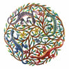 Four Geckos Haitian Steel Drum Wall Art, 24"