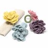 Hand-felted Zinnia Napkin Rings, Set of Four Colors