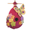 Wild Woolies Felt Birdhouse, Butterfly