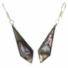 Abalone Diamond Shaped Dangle Earrings