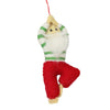 Yogi Santa and Ginger Friends Handmade Felt Ornament Collection