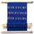 Guatemalan Hand Loom Wall Tapestry, Blue and Primary Colors