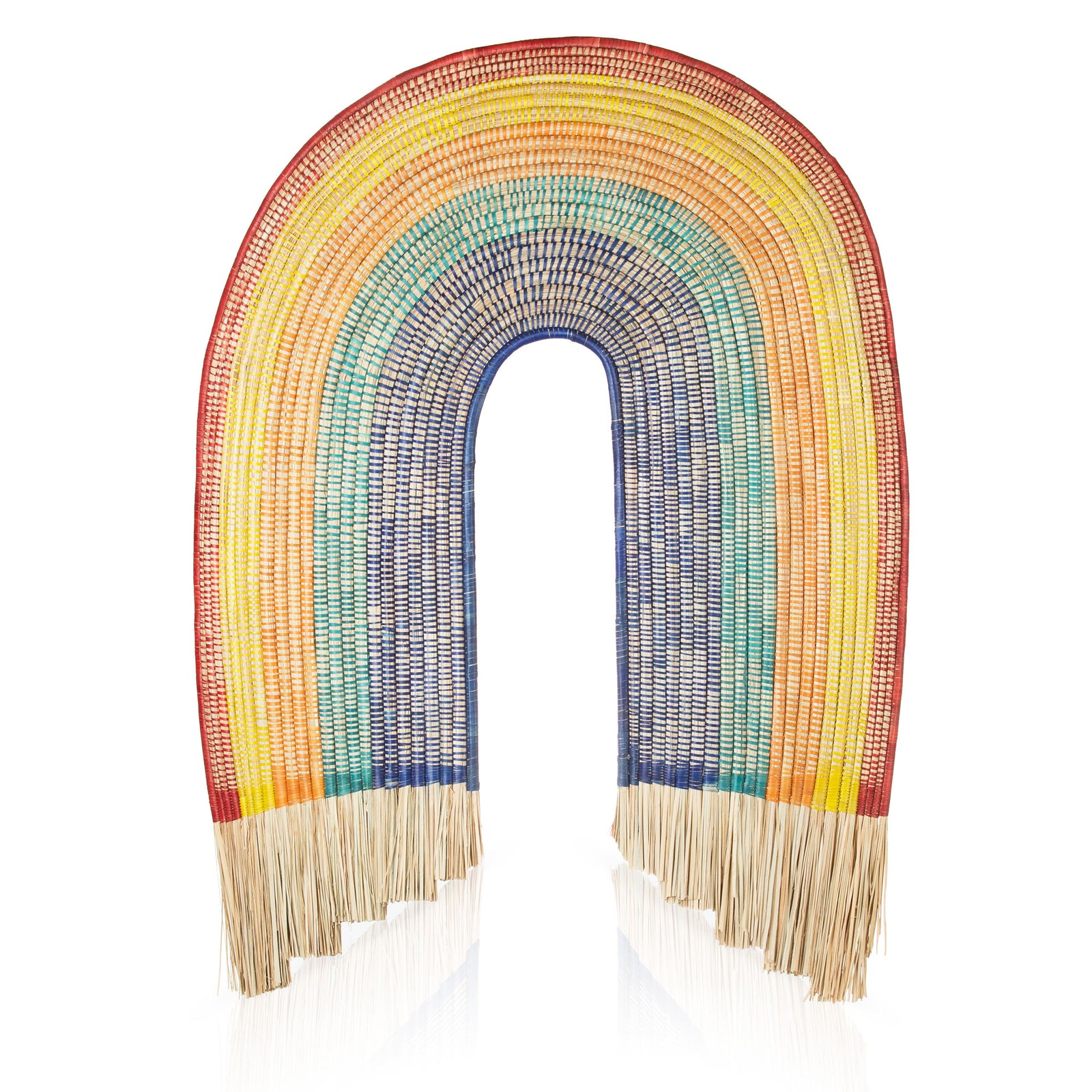 Rainbow Palm Wall Sculpture 47 inches