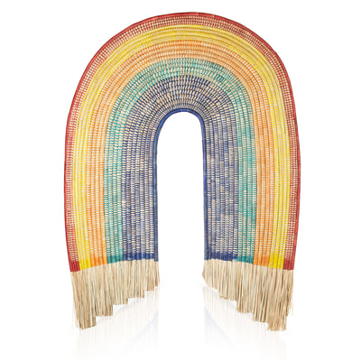 Rainbow Palm Wall Sculpture 47 inches