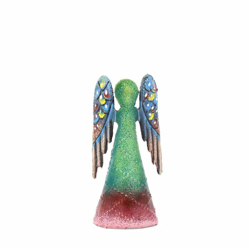 Angel Wings Down Haitian Steel Drum Tabletop Décor, 4"