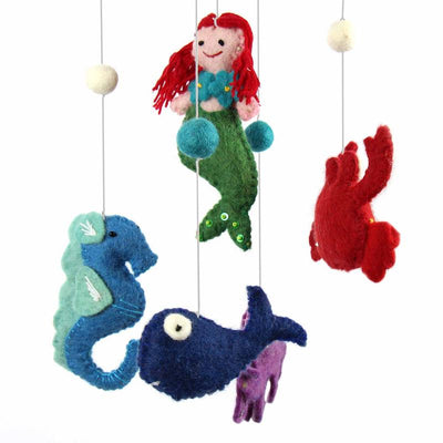 Felt Mermaid Mobile