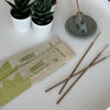 Grey Heart Soapstone Incense Holder with Lemongrass Incense Sticks