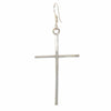 Sterling Silver Cross Drop Earrings