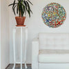 Four Geckos Haitian Steel Drum Wall Art, 24"