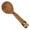 Petite Teardrop Olive Wood Scoop, Set of 3