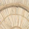 Large Palm Sun Circle, Natural 47 inch