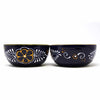Encantada Handmade Pottery Bowls - Blue, Set of Two