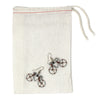 Wire Bicycle Earrings with Linen Gift Bag - The Takataka Collection