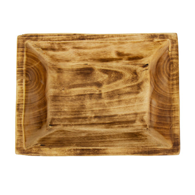 Hand Carved Jacaranda Wood Platter from Kenya