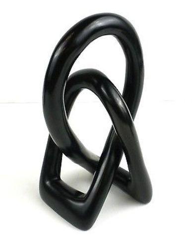 Lovers Knot 8 inch Black
