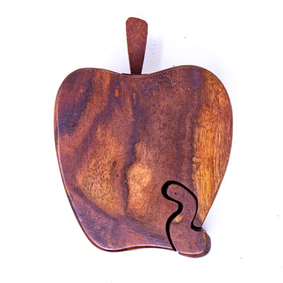 Handmade Apple Sheesham Wood Puzzle Box