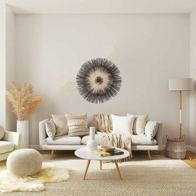 Palm Sun Circle, Black 35.5 inch