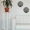 Tree of Life with Butterflies Haitian Steel Drum Wall Art, 14"