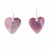 Pink Mother-of-Pearl Heart Earrings