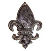 Fleur Des Lis Haitian Metal Drum Christmas Ornaments, Set of 2